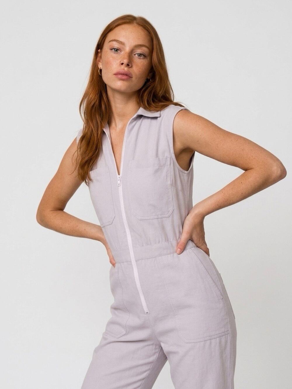 Boss Jumpsuit Rivet Utility Purple RTR MSRP $375 Medium
